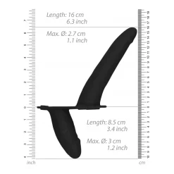 Double Gode Ceinture Silicone Strap-On Adjustable - Ouch -Sex Toys Femme boutique 20090