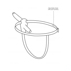 Double Gode Ceinture Vibrant Silicone Strap-On Adjustable - Ouch -Sex Toys Femme boutique 20095