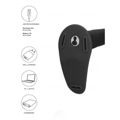 Double Gode Ceinture Vibrant Silicone Strap-On Adjustable - Ouch -Sex Toys Femme boutique 20096