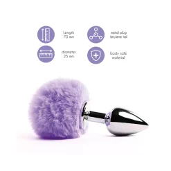 Mini Plug Anal Bunny Tail (purple) - Feelztoys -Sex Toys Femme boutique 20104