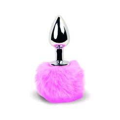 Mini Plug Anal Bunny Tail (rose) - Feelztoys