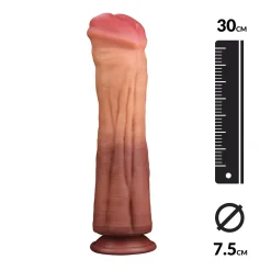 Pénis De Cheval Double Densité (30 Cm) - LoveToy Nature Cock