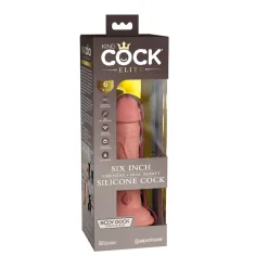 Vibromasseur Réaliste - King Cock Elite Dual Density 6" (Flesh) -Sex Toys Femme boutique 20259