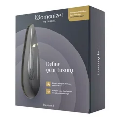 Womanizer Premium 2 (Noir) - Stimulateur Clitoris & Point G -Sex Toys Femme boutique 20286