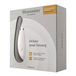 Womanizer Premium 2 (gris) - Stimulateur Clitoris & Point G -Sex Toys Femme boutique 20289