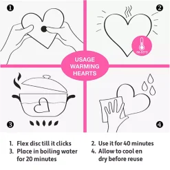 Lovers Premium Hot Heart Massager - Coeur De Massage Chauffant 3 Pièces -Sex Toys Femme boutique 20372