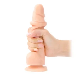 Dildo Réaliste Avec Scrotum - Strap-on-me Sliding Skin (Medium)