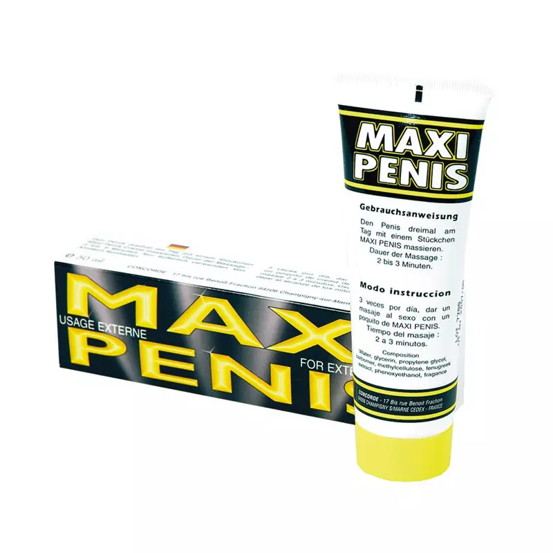 MAXI Penis - 50 Ml - Crème Developpante Pour Penis 1 MAXI Penis - 50 Ml - Crème Developpante Pour Penis