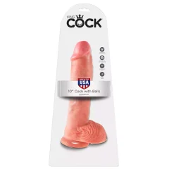 Dildo Réaliste RealDeal 28cm (chair) - King Cock -Sex Toys Femme boutique 20598
