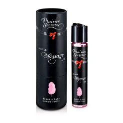 Huile De Massage Comestible Barbe à Papa - Plaisirs Secrets