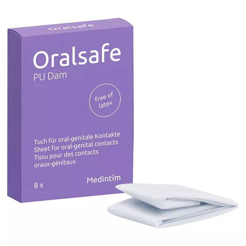 Préservatif Oral Safe (Vanille) Latex Freec 8pces. - Digue Buccale 1 Préservatif Oral Safe (Vanille) Latex Freec 8pces. - Digue Buccale