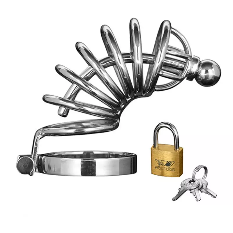 Cage à Pénis Avec Cadenas - Master Series Asylum 6 (M/L) 1 Cage à Pénis Avec Cadenas - Master Series Asylum 6 (M/L)