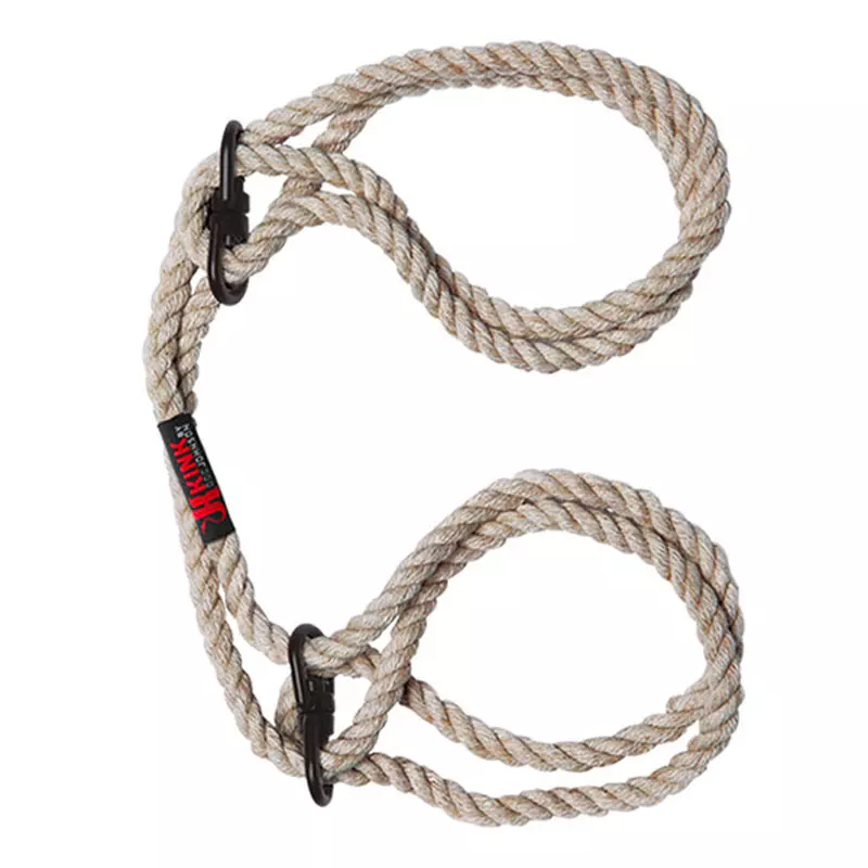 Doc Johnson Menottes De Bondage Japonaises Pour Chevilles Ou Poignets Beige - Kink 1 Doc Johnson Menottes De Bondage Japonaises Pour Chevilles Ou Poignets Beige - Kink