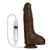 Bust It Strap-On-Me (gode Qui éjacule) 15cm (Noir) - Doc Johnson