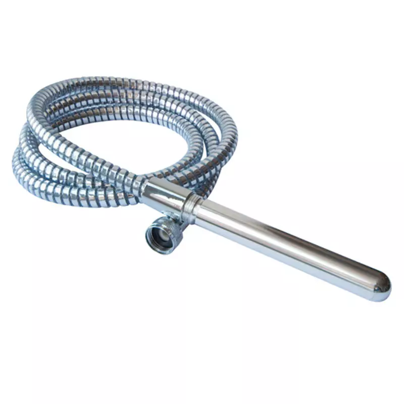 Canule De Douche Aquastick Avec Flexible (silver) - Joydivision 1 Canule De Douche Aquastick Avec Flexible (silver) - Joydivision