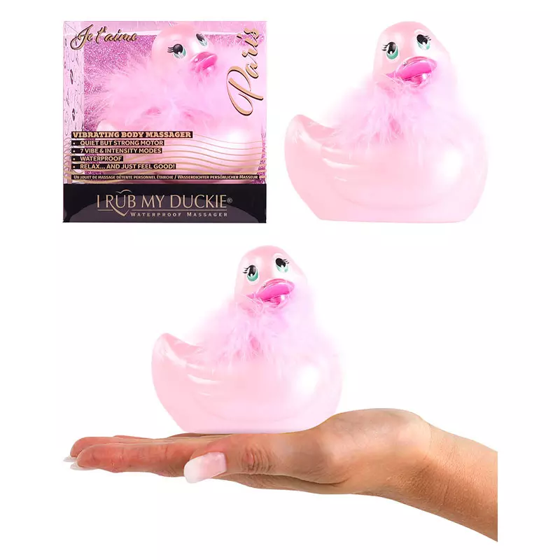 Big Teaze Toys Canard Vibrant - Paris Duckie 2.0 Travel Size (Rose) 2 Big Teaze Toys Canard Vibrant - Paris Duckie 2.0 Travel Size (Rose) - Image 2