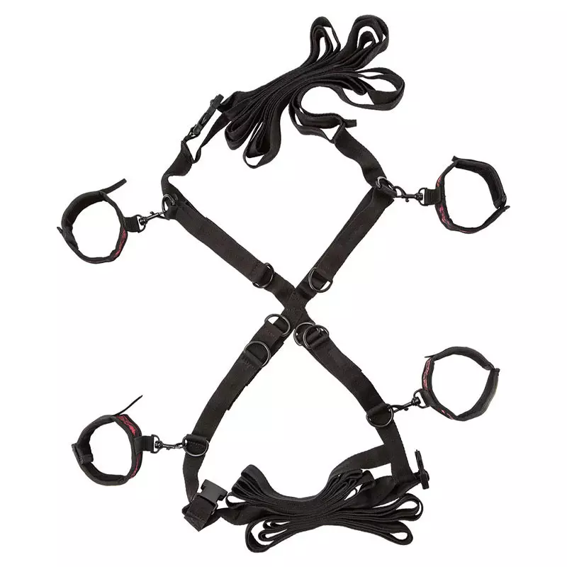 Kit De Bondage Scandal Over The Bed Cross - Calexotics 1 Kit De Bondage Scandal Over The Bed Cross - Calexotics
