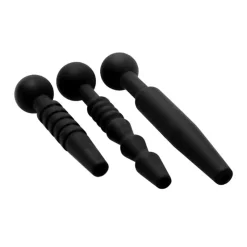 Kit De 3 Sonde Urétrale En Silicone Dark Rods - Master Series