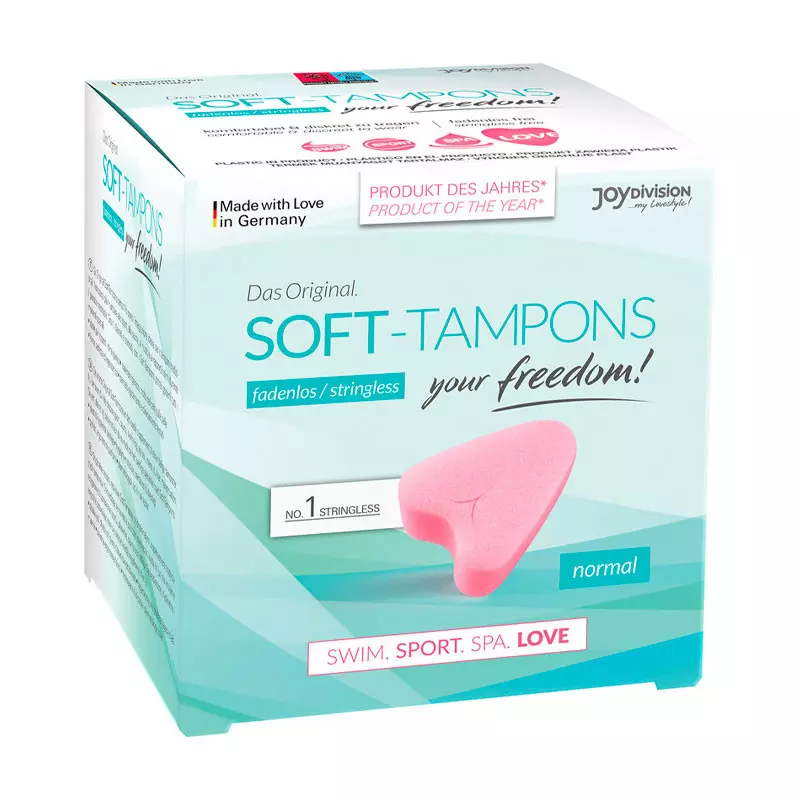 Tampon Hygiénique Soft Tampons Normal (3x) - Joydivision 1 Tampon Hygiénique Soft Tampons Normal (3x) - Joydivision