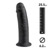 Dildo Réaliste RealDeal 23cm (Noir) - King Cock