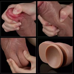 Dildo Réaliste Double Densité (21 Cm) - LoveToy Nature Cock -Sex Toys Femme boutique 21393