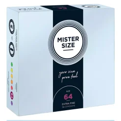 Préservatifs Sur Mesure Mister Size 64mm - 36pces.