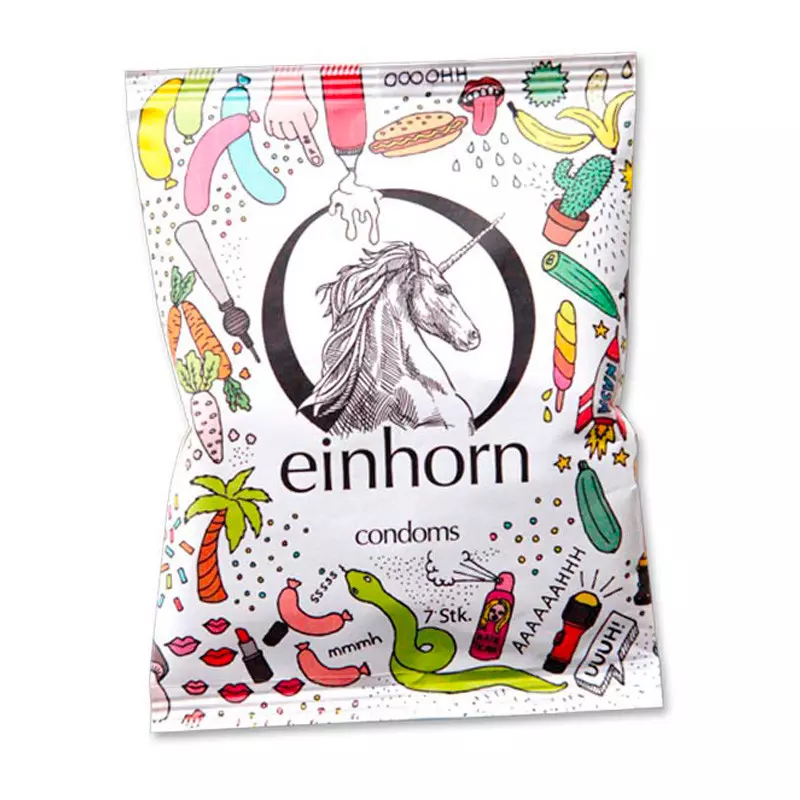 Préservatifs Vegan Einhorn - 7pces. 1 Préservatifs Vegan Einhorn - 7pces.