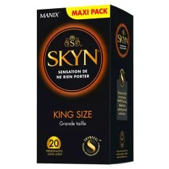 Manix Skyn King Size Large Sans Latex - 20 Préservatifs