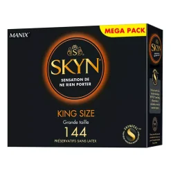 Manix Skyn King Size Large Sans Latex - 144 Préservatifs