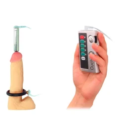 Sonde Urètrale électrostimulante Et Vibrante Avec Cockring - Ouch! -Sex Toys Femme boutique 21623