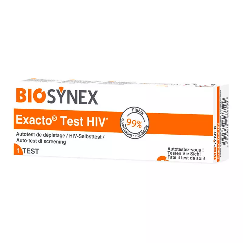 Exacto Test HIV - Autotest De Dépistage Du Sida 1 Exacto Test HIV - Autotest De Dépistage Du Sida