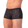 Caleçon Sexy Noir Boxer Avec Motif Tribal - Svenjoyment