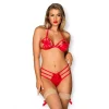 Ensemble De Lingerie Sexy Giftella (rouge) - Obsessive