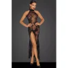 Robe Longue F239 - Noir Handmade
