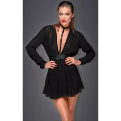 Mini Robe F150 Chiffon - Noir Handmade