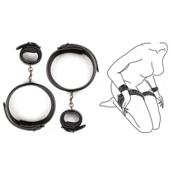 Kit D'attache BDSM Poignet Et Cuisses - EasyToys 5 Kit D'attache BDSM Poignet Et Cuisses - EasyToys -Sex Toys Femme boutique 21979