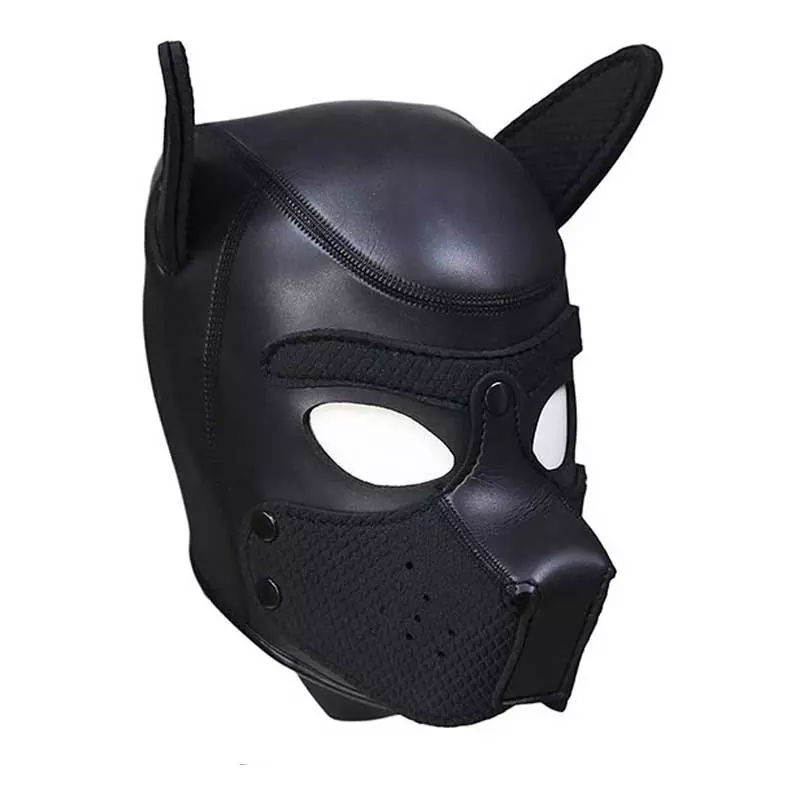 Cagoule BDSM Tête De Chien Puppy Play - Ouch! 1 Cagoule BDSM Tête De Chien Puppy Play - Ouch!