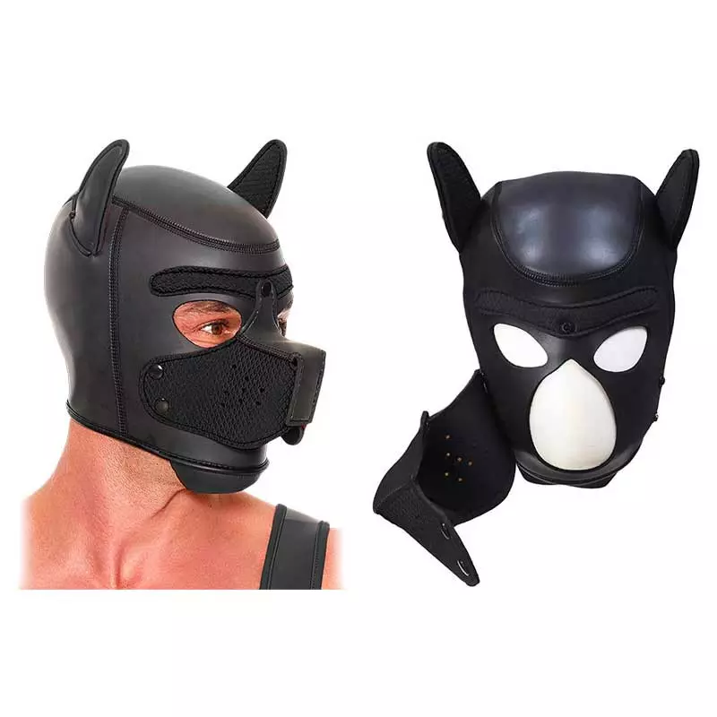 Cagoule BDSM Tête De Chien Puppy Play - Ouch! 3 Cagoule BDSM Tête De Chien Puppy Play - Ouch! - Image 3