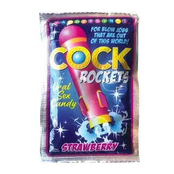 Bonbons Pétillants Pour Sexe Oral (Fraise) - Candy Prints Cock Rockets