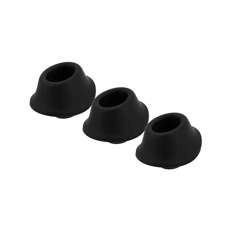 Embouts De Rechange En Silicone Pour Womanizer - Noir 1 Embouts De Rechange En Silicone Pour Womanizer - Noir