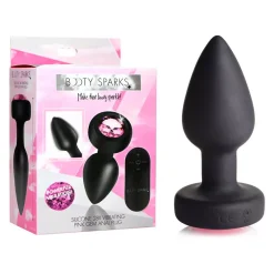 Plug Anal Vibrant Télécommandé Pink Gem -Booty Sparks -Sex Toys Femme boutique 22408