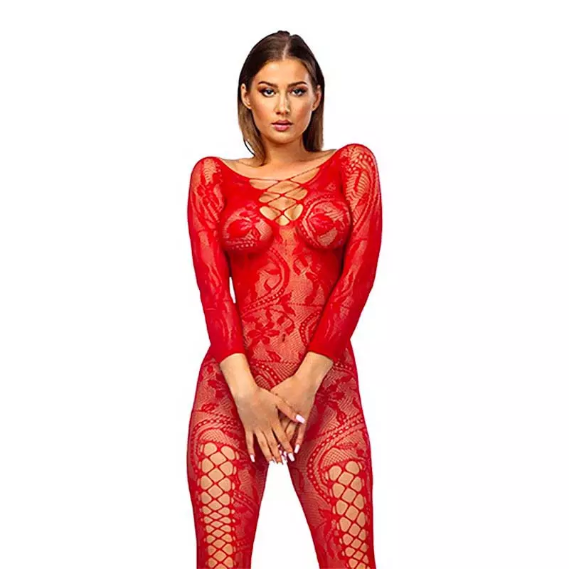 Anais Apparel Bodystocking Sexy Mirabella (rouge) - Anais 1 Anais Apparel Bodystocking Sexy Mirabella (rouge) - Anais