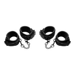 Kit D'attache BDSM Poignets Et Chevilles Kinky Comfort - Master Series