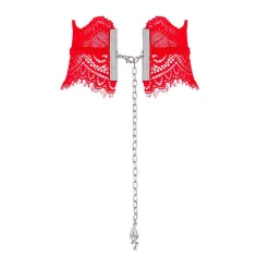 Collier Chocker Bergamore (Rouge) - Obsessive -Sex Toys Femme boutique 22630