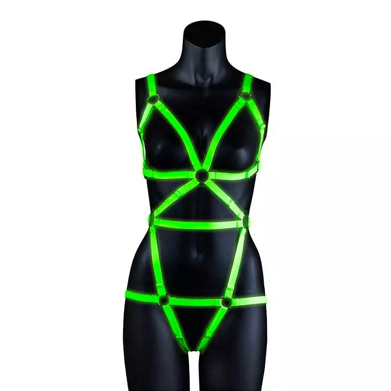 Harnais BDSM Phosphorescent - Ouch! 1 Harnais BDSM Phosphorescent - Ouch!