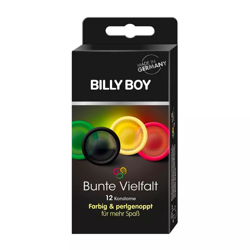 Billy-Boy Préservatifs Billy Boy Coloré (12 Préservatifs) 1 Billy-Boy Préservatifs Billy Boy Coloré (12 Préservatifs)
