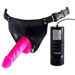 Gode-ceinture Vibrant Pink PowerGirl - ToyJoy