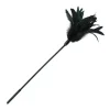 Plumes BDSM à Chatouiller Starburst Feather Body Tickler (Noir) - Sportsheets