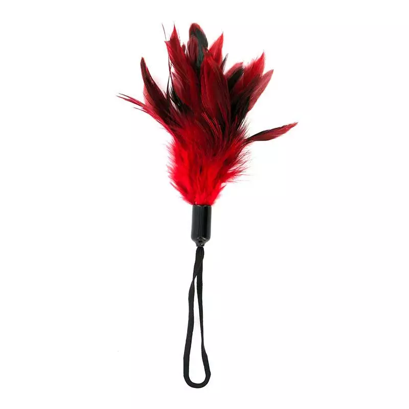 Plumes BDSM à Chatouiller Pleasure Feather (Rouge) - Sportsheets 1 Plumes BDSM à Chatouiller Pleasure Feather (Rouge) - Sportsheets