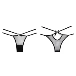 Panty Sexy Vanilla (Noir) - Allure 3 Panty Sexy Vanilla (Noir) - Allure -Sex Toys Femme boutique 22956
